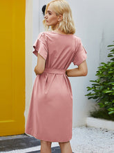 vestido de verano de color liso